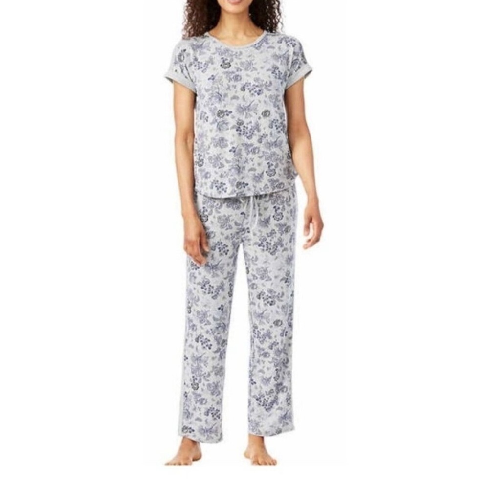 NWT Lucky Brand Pajama Set Top and Pants Floral Size S